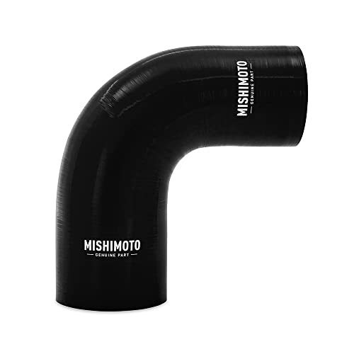 Mishimoto MMCP-R90-30325BK 90-Degree Silicone Transition Coupler, 3.00