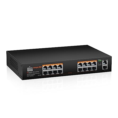 keepLiNK 16ポート スイッチングハブ KP-9000-16G 2台 keepLiNK 16ポート スイッチングハブ KP-9000-16G 2台 Amazon.co