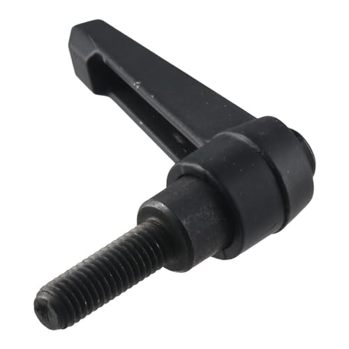 Image of 3pcs M8 x 25mm Handle Adjustable Clamping Lever Thread Push Button Ratchet Male Threaded Stud Knobs Locking Rotating Screw Handles
