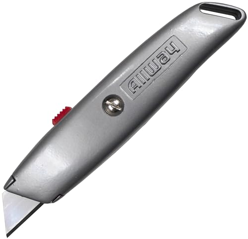 Image of ALLWAY RK4 Retractable Utility Knife with Delrin Slider and 3 Blades