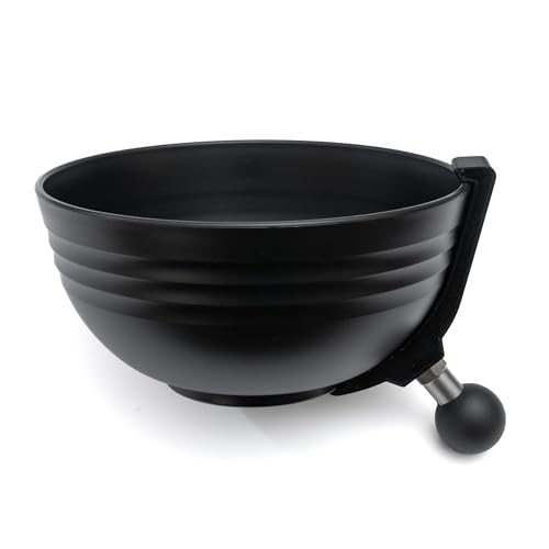 NEXUS Snack Bowl con Montaje Bola de 1 pulg. Negro miniatura 1