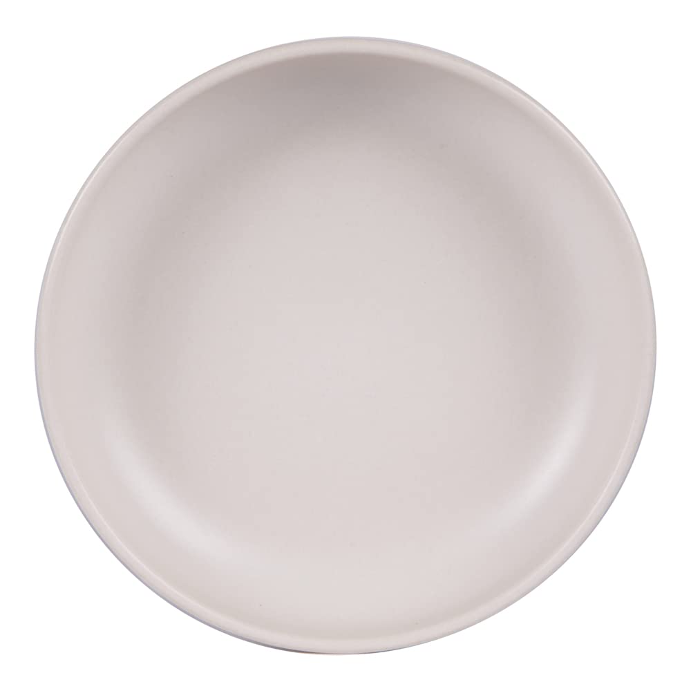 Table Passion - Plato hondo 22 cm, uno beige reactivo (lote de 6)