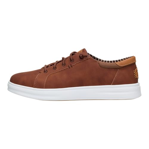HEYDUDE Paul Pro Classic Cognac Size 11, Men's Shoes, Casual Sneakers, Comfortable & Light-Weight