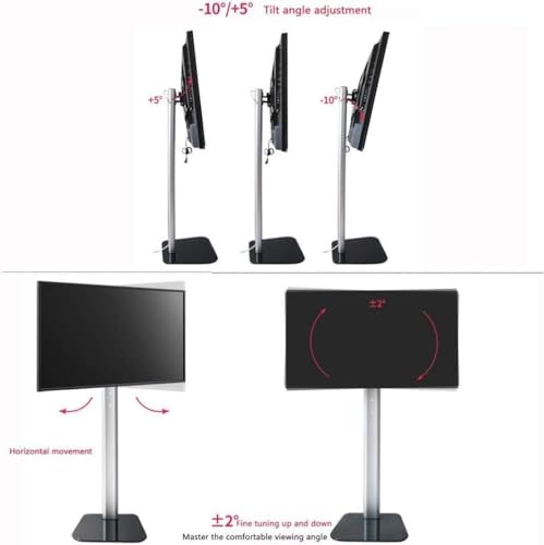 Soporte móvil para TV con base de vidrio templado miniatura 3