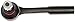 Dorman 544-691 Front Driver Side Lower Steering Tie Rod End Compatible with Select Fiat/Jeep Models