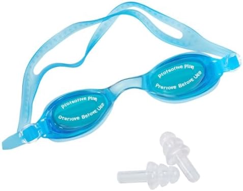 Óculos De Natação Infantil Lente Com Proteção UV Antiembaçante Aj...