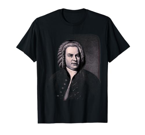 Photo de Johann Sebastian Bach Compositeur Musicien Retro T-Shirt