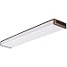 Lithonia Lighting 10648RE BZ Fluorescent Linear Decorative Wraparound Light for Kitchen | Attic | Basement | Home, Bronze
