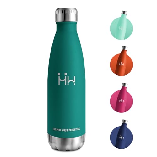 Botella de Agua Termica 750ml, Cantimplora Acero Inoxidable sin BPA, Termo con Doble Pared para Escuela, Oficina, Gimnasio, Deporte