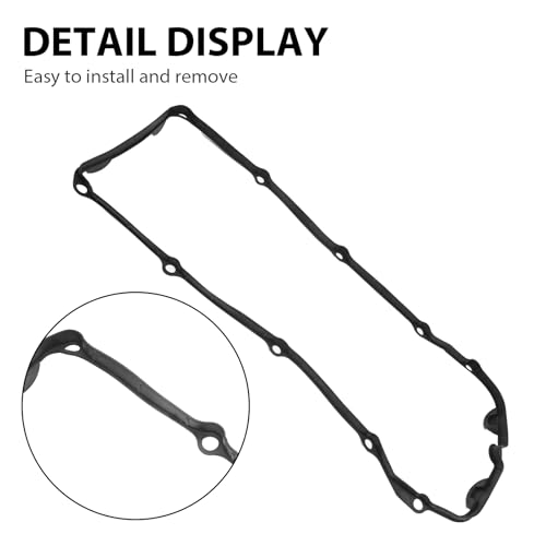 Image of 11121437395 Valve Cover Gasket Set, Replacement for BMW M54 E46 E39 E83 E53 525i X5 Z3 325i 330i 325Ci 323Ci 323i 325xi 328Ci 328i 330Ci 2002-2006, Replaces 11120030496