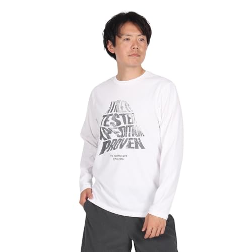 THE NORTH FACE(Um[XtFCX)  Jbg\[ T L/S Half Dome Message Tee zCg L