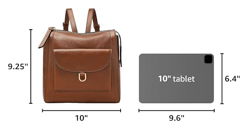 Image of Fossil Women's Parker Leather Convertible Backpack Purse Handbag for Women