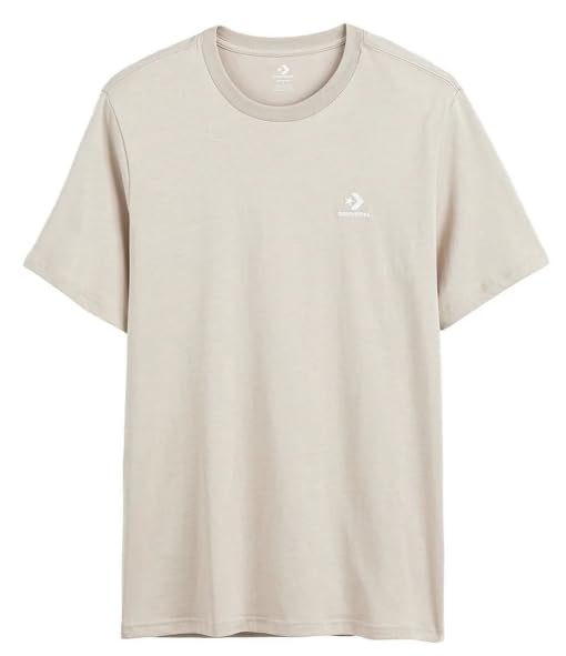 T-shirt rose clair Converse en taille S, un haut unisexe à manches courtes
