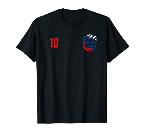 Flag Czech Republic T-Shirt, Black