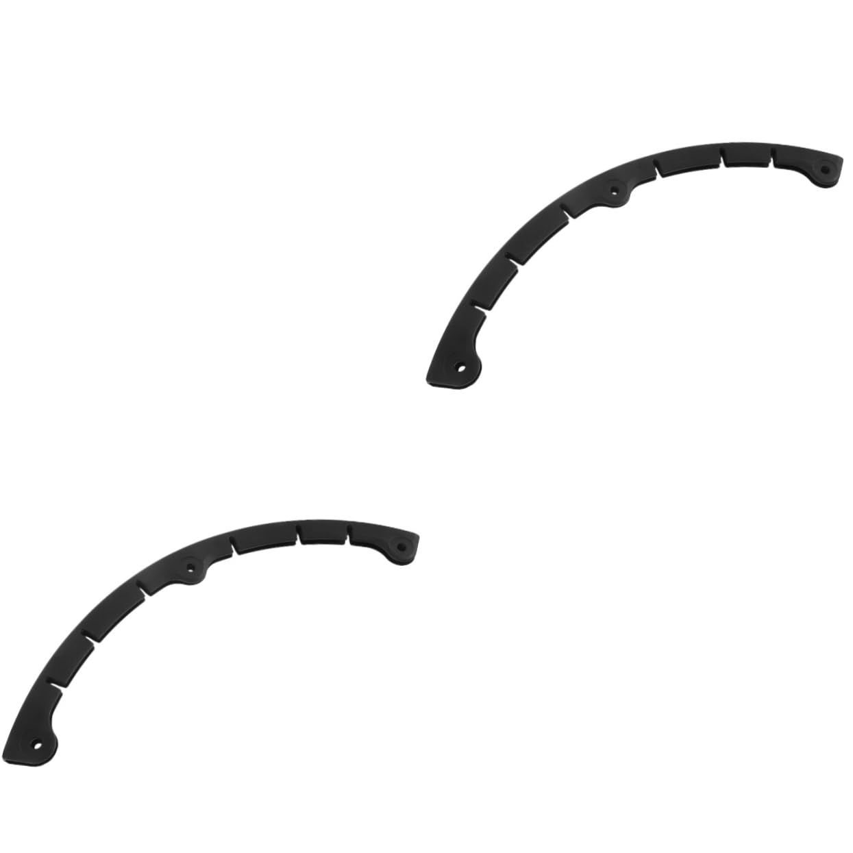 POPETPOP Tiras De Parachoques De Esquí Accesorios para Patinetas Borde Patinar Almohadillas para Patinetas Soportes De Patineta Protector Anticolisión Monopatín Estante Pbt Black