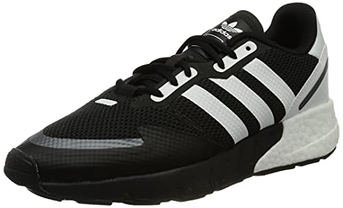 adidas ZX 1K Boost, Scarpe da Ginnastica Uomo, Core Black Ftwr White Black Silver Met, 43 1 3 EU