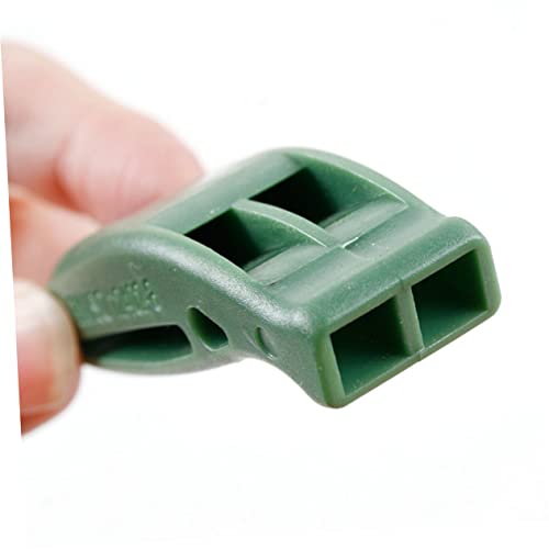 Yardwe 2 piezas silbatos de supervivencia con cordón miniatura 6