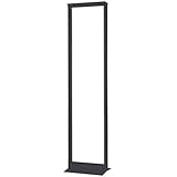 C2G 14588 45U 2-Post Open Frame Rack, TAA Compliant, Black (Made in the USA)