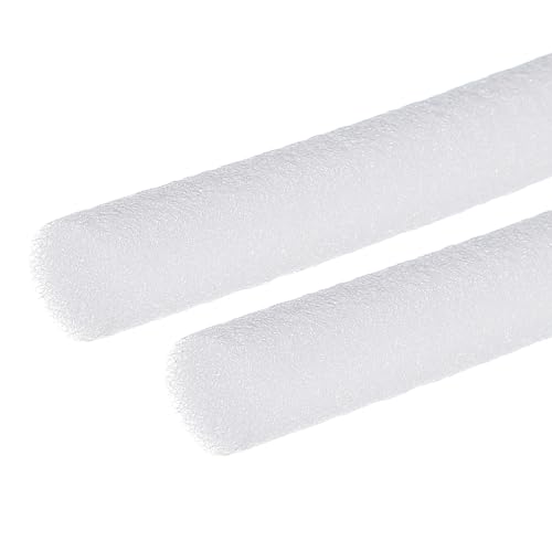 Image of PATIKIL 1 Inch x 33 Feet Backer Rod for Gaps and Joints, 2 Roll Foam Rope Caulk Crack Joint Filler Roll Seal Weather Strip for Home Construction Car, White