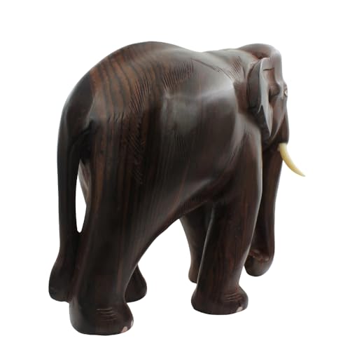 Image of Rosewood Handmade Elephant Showpiece (12 inch)