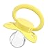 Landofgenie Chupete para Adulto Bigshield Tamaño Adulto Chupete-Mariposa Amarillo Imagen de Landofgenie Chupete para Adulto Bigshield Tamaño Adulto Chupete-Mariposa Amarillo