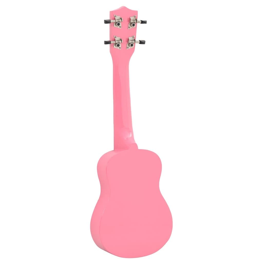 Ukulélé soprano 53,3 cm pour débutants avec étui et médiators