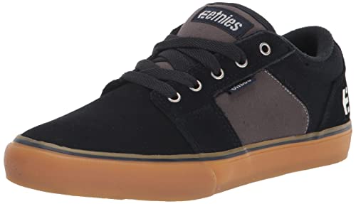 Image of Etnies Barge LS - Classic Skate Look, Slim Vulcanized Silhoutte, Hefty Armored Collar, Reinforced Vulc