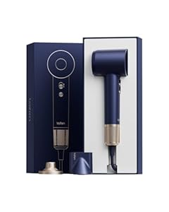 Laifen Premium Haartrockner in KöNigsblauer Geschenkbox, Hochgeschwindigkeits Tragbarer Ionen-Haartrockner mit 110.000 U/min, Leicht, GeräUscharm, Magnetischer 360° Styling Aufsatz, Geschenktasche