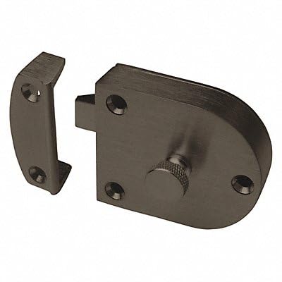 Gate Latch, 2-1/16 in W, Oil Rubbed Bronze
