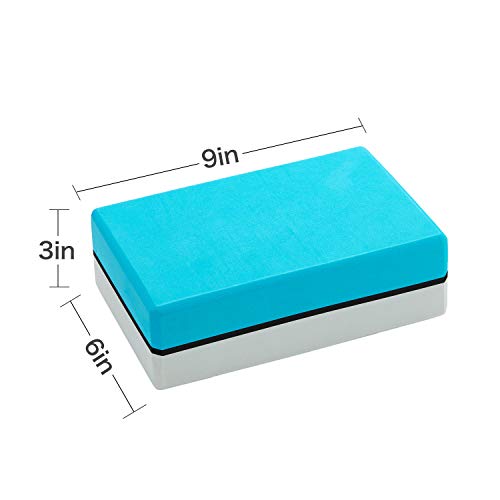 image for Haining Non-Slip Yoga Block (2 Pack) High Density EVA Foam Block for Y
