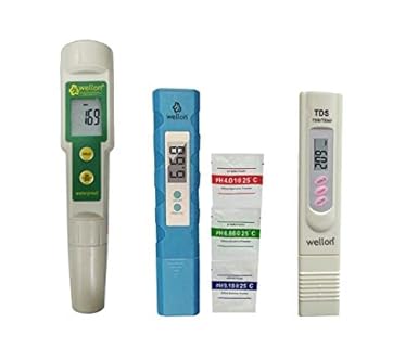 Wellon Water Tester ORP Meter + pH Meter + TDS Meter - Set of 3