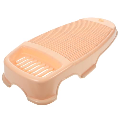 HOUDERCO 加厚防滑洗濯板 衣類用携帯洗濯ボード 時短手洗いサポート 持ち運び便利 肌に優しい設計 襟袖や 服の予洗いに適用