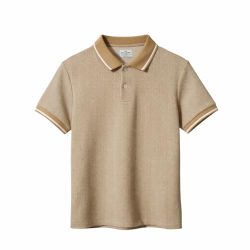 Image of Mack Jonney Men's Premium Jacquard Polo T-Shirt | Short Sleeve Soft Knit Fabric | Stylish Casual & Smart Wear Polo-M6938