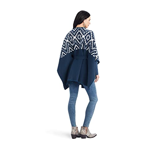 Image of Ariat Female Dust Darlin Wrap Midnight Navy Small