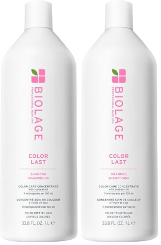 Image of Biolage Color Last Shampoo - For Color-Treated Hair, Gently Cleanses, Nourishes, Strengthens, Hydrates and Adds Shine, Soybean Oil & Stearic Acid, Paraben & Mineral Oil-Free, Vegan