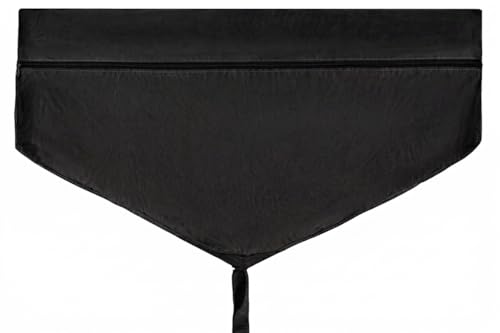 Image of Polyester Split Ac Service Wash Bag Cover Ac Service Cleaning Cover Waterproof Indoor Unit Service Cover Bag With Drain Outlet Ac Service Wash Bag Cover Jacket For 1.5 Ton Color Size 48 Black