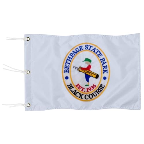 Bethpage Black Golf Pin with PGA Flag, 20"x13" Nylon