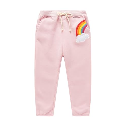 Image of Mud Kingdom Kids Fleece Jogger Pants Winter Cute Bear