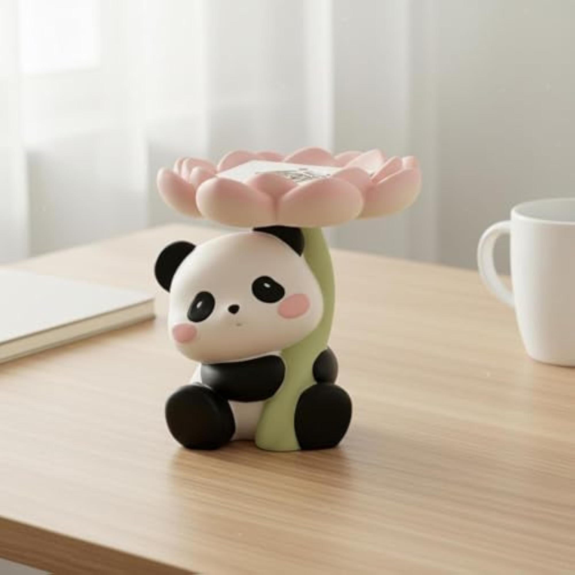 Creative Panda Key Holder Tray for Entryway