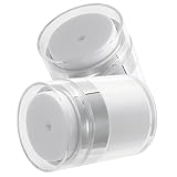 Photo Gallery gatuida 2 pezzi dosatore per crema con pompa push down in plastica trasparente vuoto cosmetico ricaricabile airless e antiperdita per viaggi e campioni Photo Gallery gatuida 2 pezzi dosatore per crema con pompa push down in plastica trasparente vuoto cosmetico ricaricabile airless e antiperdita per viaggi e campioni