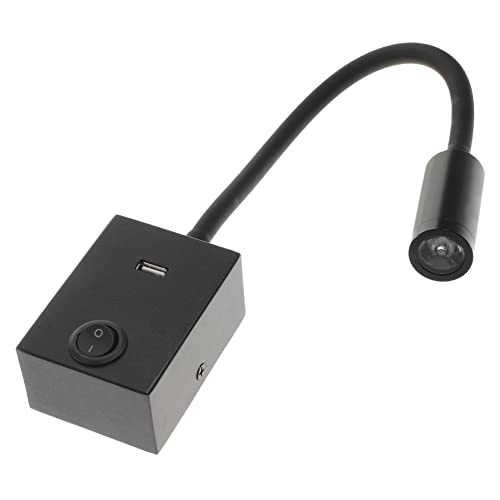 PRETYZOOM Comfortable Reading Experience Led Bedside Wall Lamp Multi-use Book Light Headboard Fit