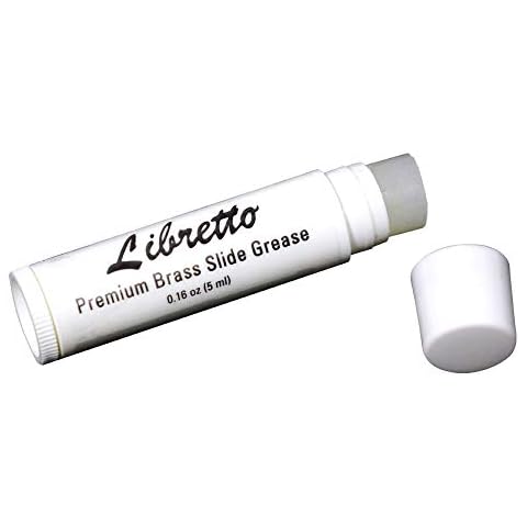 Libretto Premium Brass Slide Grease Stick, 0.16 oz (5 ml), Odorless & Pure, Great Materials from Japan, 100% Special-blended Formula, Thick & Sticky, Best to Extend Life of Trumpet, French Horn & Tuba Cover