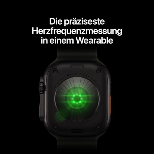 Apple Watch Ultra 4 GPS + Cellular, 49 mm Titangehäuse Schwarz