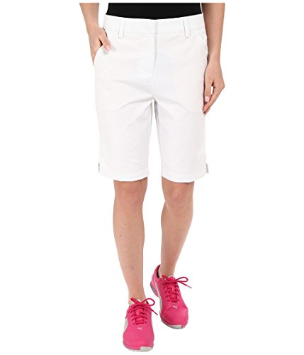 PUMA Golf Women's Pounce US Bermuda, Bright White, Size 8