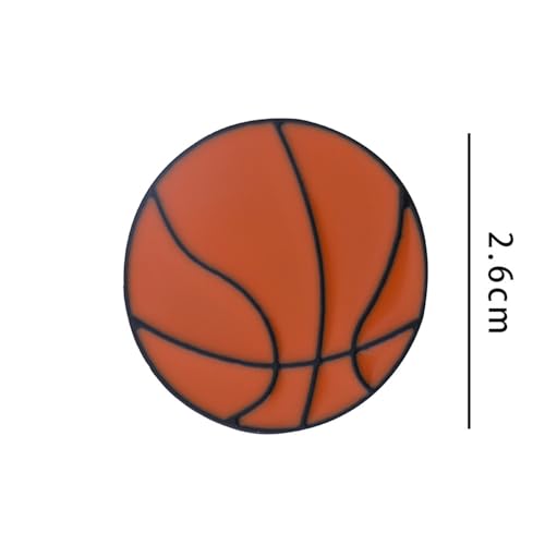 Image of MALOYANVE Basketball Stands Brooch Pin for Men Women Creative Fashion Enamel Sport Theme Pin Basketball Hoops Label Pin Badges Jacket Shirts Bag Decor