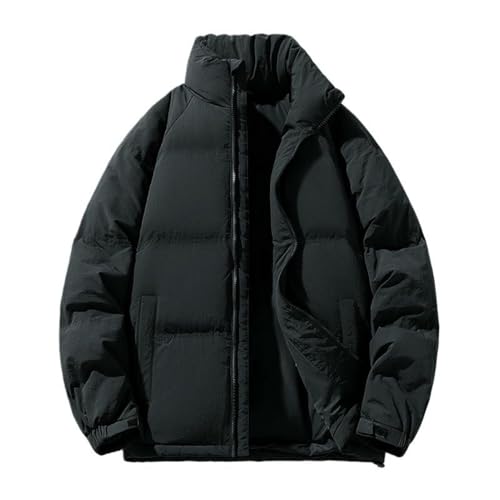 Chaqueta corta de invierno holgada que ofrece máxima comodidad y aislamiento térmico al hombre