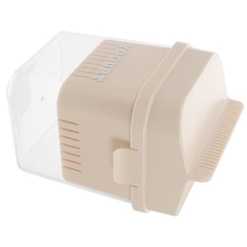 Cabilock Colador De Yogur Colador De Filtro De Alimentos Colador De Filtro De Jugo Yogur Filtro Doméstico Filtro Casero De Yogur Colador De Filtro De Yogur Acero Inoxidable Beige