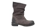  Felmini Damenstiefel aus Wildleder, Grau - grau - Größe: 37 EU
