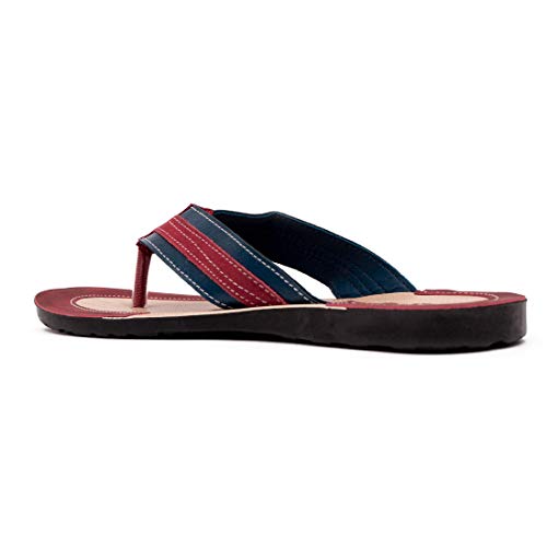 Image of ASIAN Sliper's for Men's | Men's Chappal for Boy's Stylish Flat Heels Slippers for Men | Perfect Walking (Pack of 2) 10