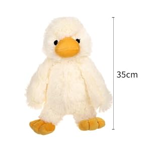 HOOPET Plush Duck Dog Toy Stuffed Animal Toys Large Squeaky Dog Toys Soft Pillow Snuggle Cuddle Puppy Toy for Big Medium Small Breed Dog
